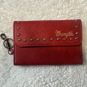 Red Wrangler wallet